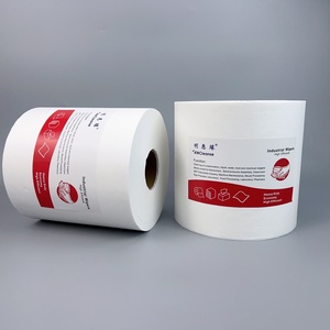 Rouleau de chiffons industriels multi-usages <span class=keywords><strong>en</strong></span> pulpe de bois et polyester, sans lin, de <span class=keywords><strong>forme</strong></span> carrée, type essuie-tout - Product Image 5