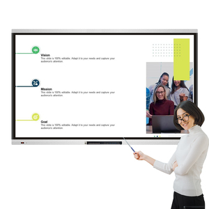 HISEEVIEW Wholesale 65 75 86 100 Inch LCD Panel WIFI PC Digital Display Touch <b>Screen</b> Monitor Interactive Whiteboard <b>for</b> School - Product Image 6