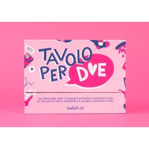 Tavolo Per Due Juego de cartas con 200 preguntas para parejas - Product Image 1