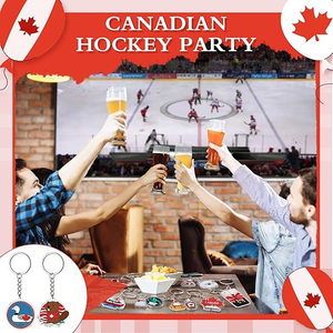 Paquete de 12 llaveros de acrílico con forma de hoja de arce, regalos de recuerdo, impermeables, ligeros, para mujeres y hombres, decoraciones para bolsos de fiesta - Product Image 4