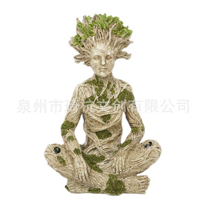 รูปปั้นตกแต่งสวนรูปป่าธรรมชาติ ทำจากเรซิ่น รูปทรงไม่สม่ำเสมอ ของตกแต่งบนโต๊ะ ของตกแต่งสวนส่วนตัว - Product Image 5