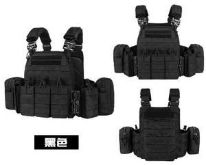 Gilet tactique de sécurité à dégagement rapide pour la chasse avec pochettes, accessoires pour gilet tactique A-2644 - Product Image 6