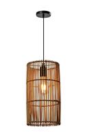 Lampe en bambou naturel faite à la main pour la décoration de la maison, lustre suspendu, lampe décorative pour café, restaurant, maison d'hôtes