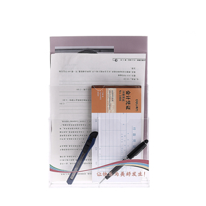 Fábrica al por mayor personalizado caja de archivo de acrílico titular de la revista de acrílico soporte de exhibición de <span class=keywords><strong>escrit</strong></span> - Product Image 1