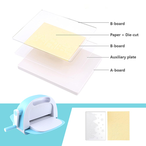 เครื่องตัดกระดาษ ZEQUAN MINI/A4/A5 - เครื่องตัดและปั๊มลายนูน DIY ใช้สำหรับตัดกระดาษและเครื่องตัดกระดาษบาง - Product Image 5