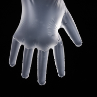Gants plastiques jetables de haute qualité, 100 pièces, jetables, usage domestique, vente directe
