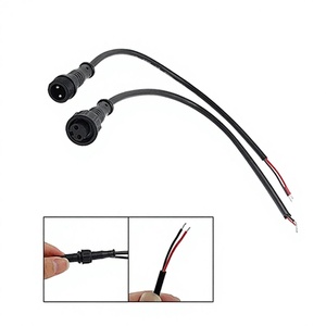 Erkek dişi fiş 2 Pin LED su geçirmez konnektör kablo demeti - Product Image 1
