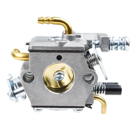 Carburateur pour tronçonneuse 2 temps 3800 4100 38cc 41cc, corps en aluminium, tubes de carburant en laiton, ressorts de réglage ajustables, pièces de rechange