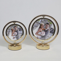 Cadres photo personnalisés DIY avec plaque acrylique personnalisée avec lumière LED, cadeaux pour couples, anniversaire