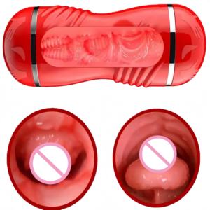 Bestseller 2-in-1 Geräuschloser Erfrischender Flugzeugbecher Erwachsenen-Realistisches Masturbations-Oralsex-Spielzeug Masturbator Sexspielzeug-Box für Männer - Product Image 2