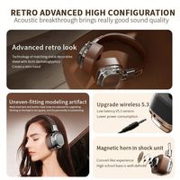 Casque audio tendance CR-8, casque sans fil, écouteurs musicaux, auriculares, audifonos