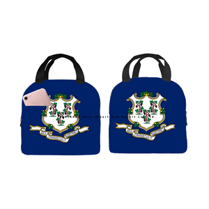 Personalizado discapacidad América <span class=keywords><strong>Alaska</strong></span> Estado Bandera Almuerzo Bolsa aislada Aislamiento térmico Almuerzo Bolsa - Product Image 6