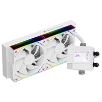 Refroidisseur AIO Thermalright Core Matrix 240 VISION ARGB BLANC avec écran 2 pouces 320x240, deux ventilateurs 2000 tr/min pour LGA1700 AM5