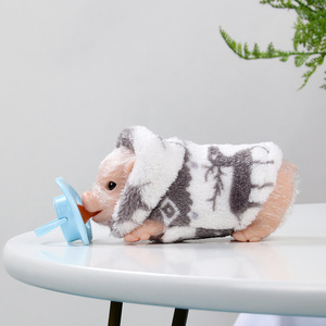 Ensemble de modèles d'animaux de ferme en silicone, jouets pour enfants en PVC plantés à la main avec un <span class=keywords><strong>cochon</strong></span> dinosaure pour la récréation, nouvelle exportation transfrontalière pour - Product Image 3