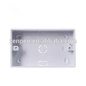 PVC Electrical Boxes China Manufactory Wholesale BS Standard White 3*6 Wire Box Zhengpeng 86*172MM Switch&socket OEM /