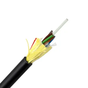 Câble à fibre optique à tube lâche-Fil d'aramide Câble à fibre optique aérien à 48 noyaux (ADSS)