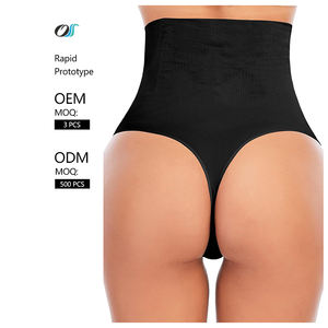 Женские Бесшовные Трусы-стринги с высокой талией - Product Image 1