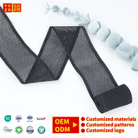 Bandes élastiques pour vêtements OEM en gros, fournisseur de sangles élastiques personnalisées avec logo et couleur, bande tressée en polyester, sangle élastique