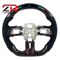 Écran LED, volant en fibre de carbone, rénovation intérieure automobile pour Ford Mustang GT Shelby GT500 GT350 2015-2023