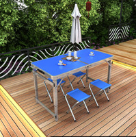 Table pliante portable pour l'extérieur, mobilier de banquet, restauration, barbecue, camping, pique-nique, blanche, rectangulaire, moderne, 1 pièce, 6 pieds