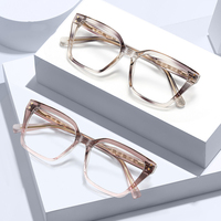 Lmamba 82274 2026 Monture de lunettes optiques tendance œil de chat vintage de luxe de haute qualité en TR90 anti-lumière bleue pour hommes et femmes, vente en gros