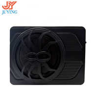 Subwoofer de voiture actif 10 pouces, haut-parleur de basses mince et puissant, bobine simple, audio mono, ajustement universel, 120W RMS, télécommande