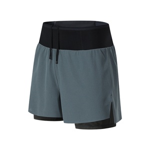 <span class=keywords><strong>Pantalones</strong></span> <span class=keywords><strong>Cortos</strong></span> Deportivos para <span class=keywords><strong>Hombre</strong></span>, para Trail Running, con Cordón, Cintura Alta, Doble Capa, para <span class=keywords><strong>Senderismo</strong></span> al Aire Libre - Product Image 5