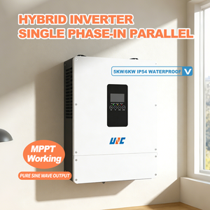 <span class=keywords><strong>Inversor</strong></span> Híbrido MPPT Impermeable IP54 de 5kVA 6kVA 24V 48V Monofásico 220V-240V Conectado/Desconectado a la Red Sin Batería LCD 50HZ/60HZ WIFI - Product Image 6