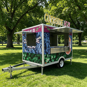 Custom Pizza DOT CE Certified Fully Equipped For Bespoke Stone Oven Ice Cream Hamburger Fast Food Street Concession Trailer - Product Image 5