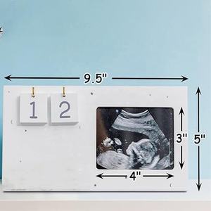 Marco <span class=keywords><strong>de</strong></span> fotos <span class=keywords><strong>de</strong></span> primera vez para mamá, marco <span class=keywords><strong>de</strong></span> fotos <span class=keywords><strong>de</strong></span> madera imprescindible para padres que esperan, cuenta regresiva para bebés, <span class=keywords><strong>semanas</strong></span> <span class=keywords><strong>de</strong></span> <span class=keywords><strong>embarazo</strong></span> - Product Image 2