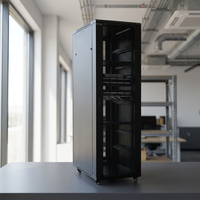 Armoire de serveur en rack pour centre de données, en acier, sur pied, 36U 800*900mm, en stock