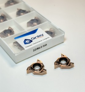 Inserto de roscado Ginley 22IR A60 A55 Inserto de rosca interna Carburo 22IR Inserto de roscado de carburo interno para acero inoxidable - Product Image 3