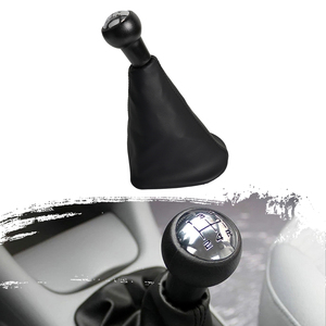 Pommeau de levier de vitesse en <span class=keywords><strong>cuir</strong></span> 5 vitesses avec couvercle de démarrage pour <span class=keywords><strong>Peugeot</strong></span> Citroen 206 207 <span class=keywords><strong>307</strong></span> C3 C4 C5 pommeau de levier de vitesse - Product Image 1