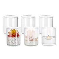 Portavelas de Vidrio Personalizados, Faroles y Frascos para Velas de Lujo para Bodas, Cumpleaños y Navidad