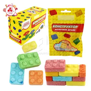 Sapore di frutta divertente colorato DIY 4D building block assemblare press candy