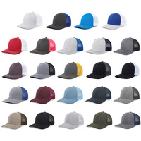 Casquettes de camionneur OEM ODM du Vietnam en gros, fabrication à faible coût, personnalisables, vierges, multicolores, en maille et en tissu éponge