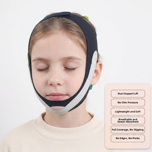 Correcteur de respiration buccale de haute qualité <span class=keywords><strong>pour</strong></span> enfants et adultes, sangle mentonnière et bande adhésive buccale douces <span class=keywords><strong>pour</strong></span> arrêter le ronflement, améliorer <span class=keywords><strong>la</strong></span> posture du sommeil - Product Image 4