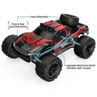 Camion RC AiJH Performance 1:10 4x4, vitesse maximale 45 km/h, tout-terrain, puissant, prêt à rouler, modèle de camion RC pour adultes