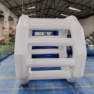 Precio al por mayor PVC Inflable Agua Caminar Rodillos Personalizables Tamaños Colores Resort Hotel Piscina Ocio Entretenimiento - Product Image 3