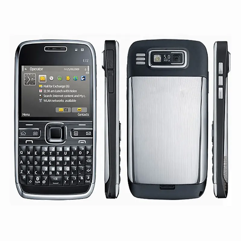 For E72 3G Mobile Phones 2.36" Wifi 5MP Symbian OS Unlocked Cellphone Qwerty keyboard