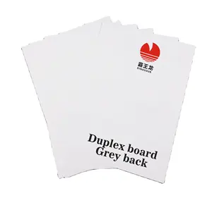 Cheapest Market price 180gsm 190gsm 250gsm Export Coated Card Board Paper duplex board with grey back/white back