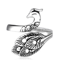 Bague rétro en forme de grenouille et de paon, 24 pièces, anneau ouvert en or, pour amoureux de bijoux hip hop européen et américain