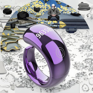 IOS SQ976用のアプリコントロール付きアラビア語の宗教的イスラムアザン目覚まし時計スマートZikrリング - Product Image 3