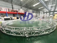 Arco de Aluminio para Iluminación, Estilo Moderno para Interiores y Exteriores, Arco Circular para Bodas
