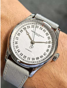 Montre mécanique automatique The Great Qin Empire pour homme, style rétro, grand cadran, motif chat, 24 heures, pour tenue formelle - Product Image 4