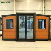 Maisons préfabriquées portables et pliables de 20 pieds sur mesure en gros, maisons conteneurs extensibles pour bâtiments éducatifs temporaires