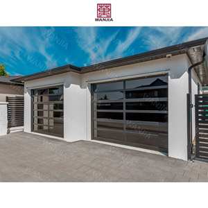 انجيا للماء باب ألمونيوم للمنزل الخارجي باب زجاجي للمرآب العزل باب المرآب - Product Image 1