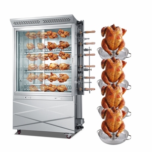 Rôtissoire à poulet Équipement d'hôtel à gaz Rôtissoire à gaz Rôtissoire à poulet rotative automatique multifonction Rôtissoire - Product Image 2