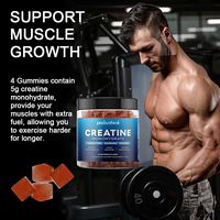 Gummies OEM de Créatine Monohydrate, Taurine et L-Carnitine 5000mg Sans Sucre Certifiées Naturelles – Complément Énergétique