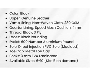 Zapatos de seguridad de cuero genuino para hombre, diseño moderno y duradero con cordones, suela resistente, ajuste cómodo, calzado para el trabajo diario - Product Image 2